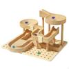 DIY Wooden Track Marble Toy Building Kits Jigsaws Toys Educational Blocks for Hobby