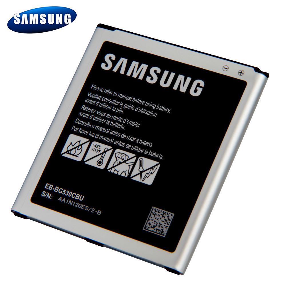 Оригинальный аккумулятор EB-BG530CBU для Samsung Galaxy Grand J3 2016 J320F G5308W G530H J5 2015 J2 Prime G532 EB-BG530BBC EB-BG530BBE EB-BG530BBU/CBC 2600 мАч