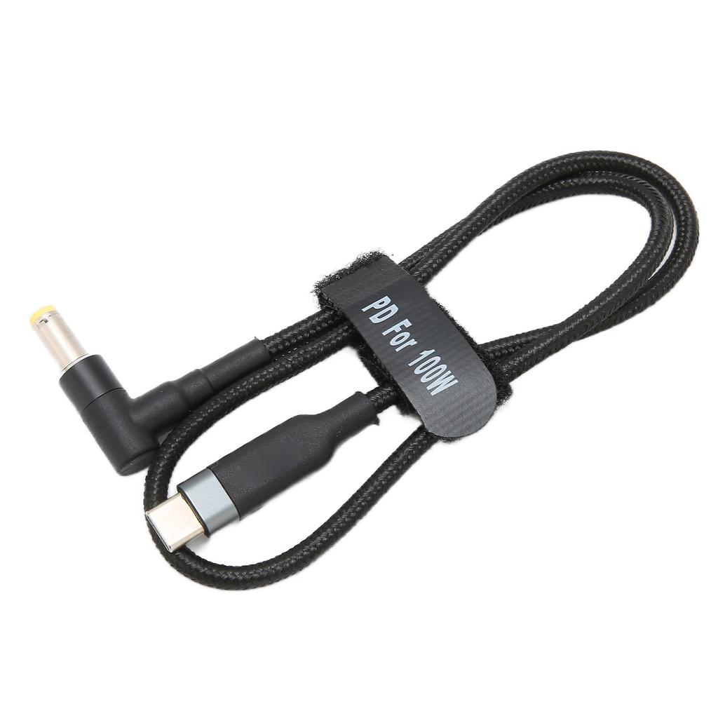 Laptop Charging Cable DC Power Plug Connector Converter Cable TypeC PD Charging Cable(0.5m )