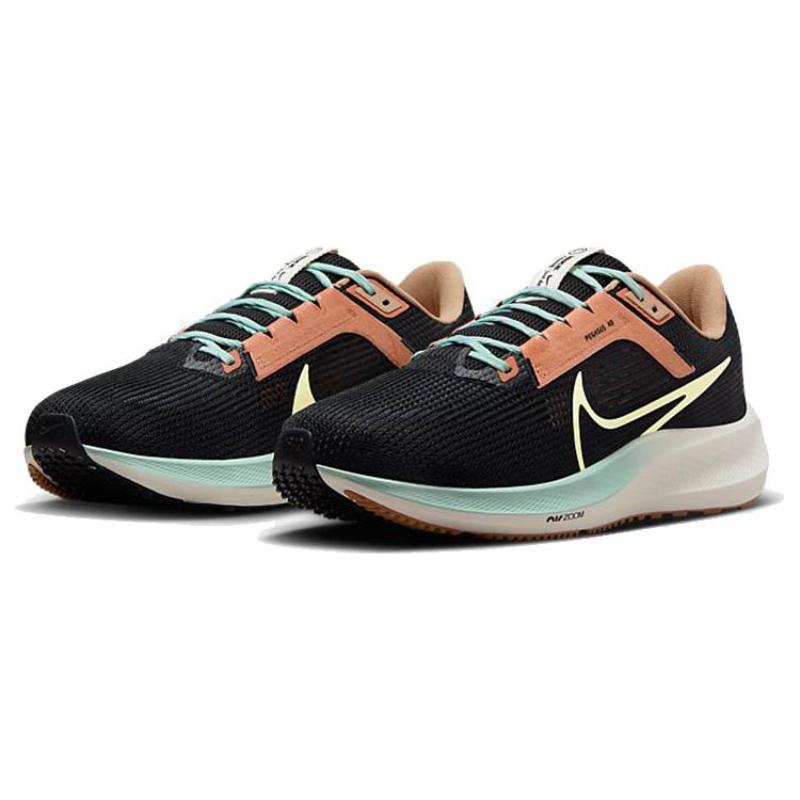 Nike Кроссовки Air Zoom Pegasus 40 Черный Нефритовый Лед Оттенок Цитрона FQ6852-081