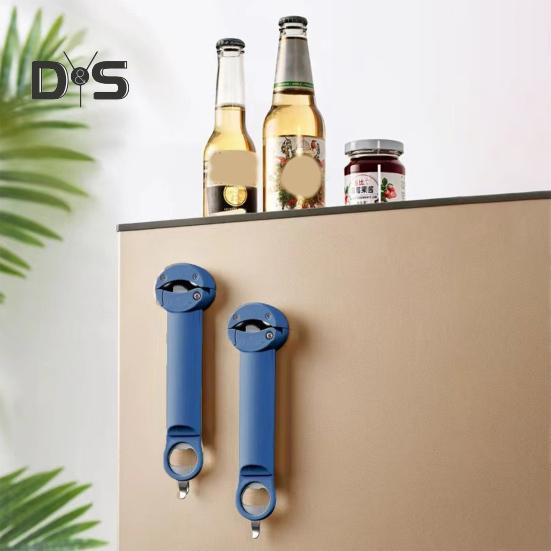 Магнитный консервный нож Портативный пикниковый открывалка для бутылок вина Открывалка для пивных банок Многофункциональные кухонные гаджеты для пожилых людей