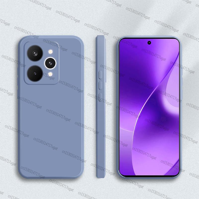 Для Realme 15 Pro Чехол Для Realme 15 Pro Противоударный Мягкий Жидкий Силиконовый Чехол для Телефона Конфетного Цвета Для Чехла Realme 15 Pro