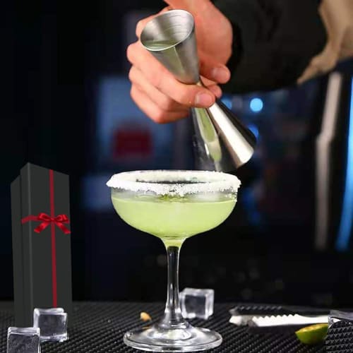 30ml/45ml Jigger Cup with Graduated Measuring Cup, Stainless Steel Measuring Cup, Whiskey Measuring Cup, Cocktail Measuring Cup, Stainless Steel Doubl