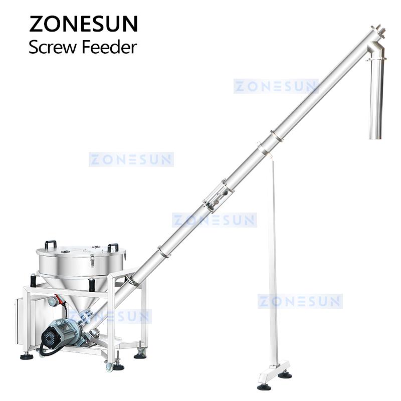 ZONESUN ZS-SLJ3 Auger Feeding Pump Powder Transport Conveyor Automated Loader Feeding Elevator Machine