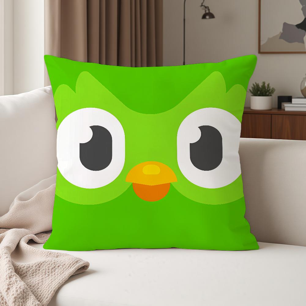 Образовательная Мультяшная Наволочка DDuolingo Подходит Для Спален Гостиных Автомобилей Домашнего Декора