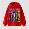 Детская мультяшная толстовка K-pop «Охотники на демонов» 2025 Крутая толстовка-пуловер с капюшоном для мальчиков и девочек Повседневный модный топ