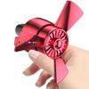 Propeller Car Air Fresheners With LED Light Automotive Rotating Propeller Air Outlet Fan Freshener Vent Clips Essential Perfume