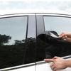 Fit For Range Rover Evoque L538  5-Door 2013-2018 Door Window Decal Pillar Posts Sticker Cover Trim Car Accessories Glossy Black