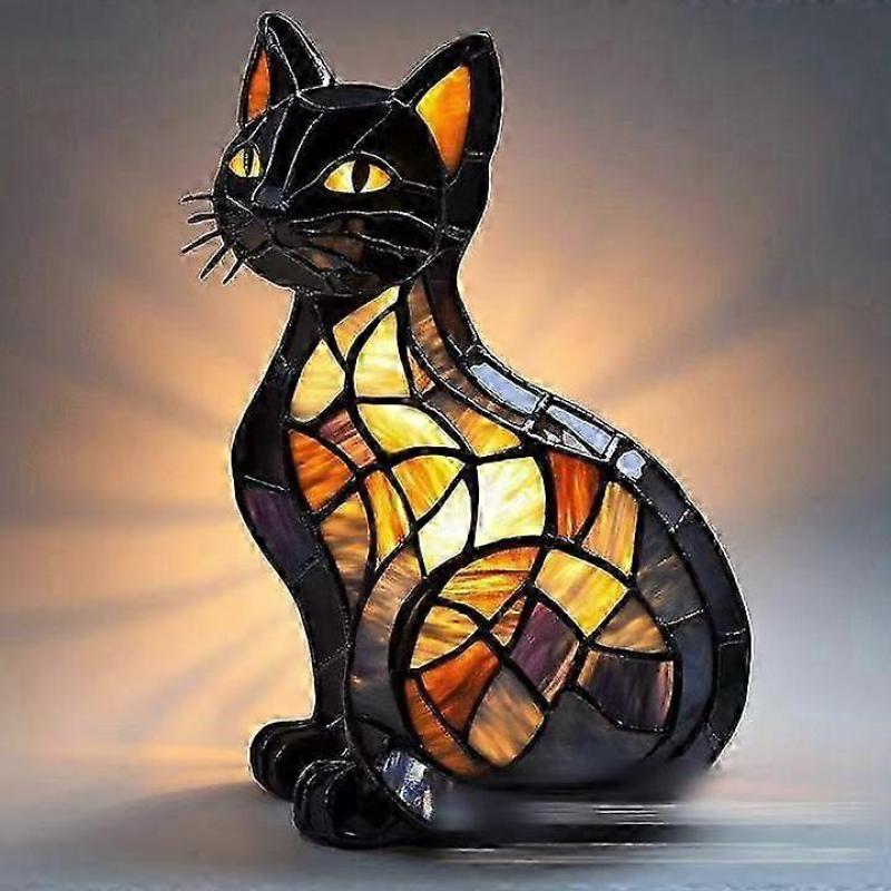 New Dog Series Resin Ornaments LED Night Light Art Animal Statue Creative Home Desktop Creative Shape Table Lamp