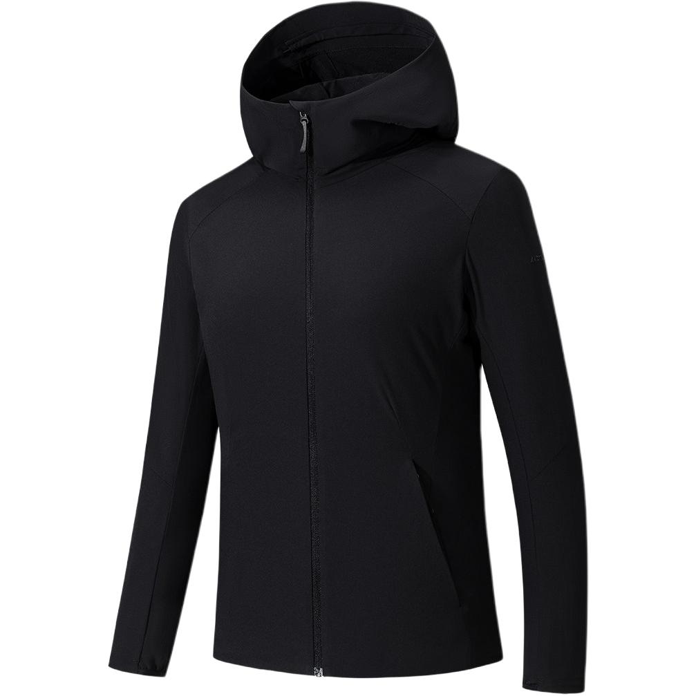Anta Женская повседневная куртка с капюшоном на молнии однотонная из серии Champion Outdoor куртки 162620610-1