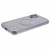 For iPhone 16 Plus Case Compatible with MagSafe Sparkly Leopard Print Clear TPU Phone Cover