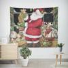 Рождество Новый год Санта-Клаус Гобелен Гостиная Диван Домашнее украшение Рождественский подарок