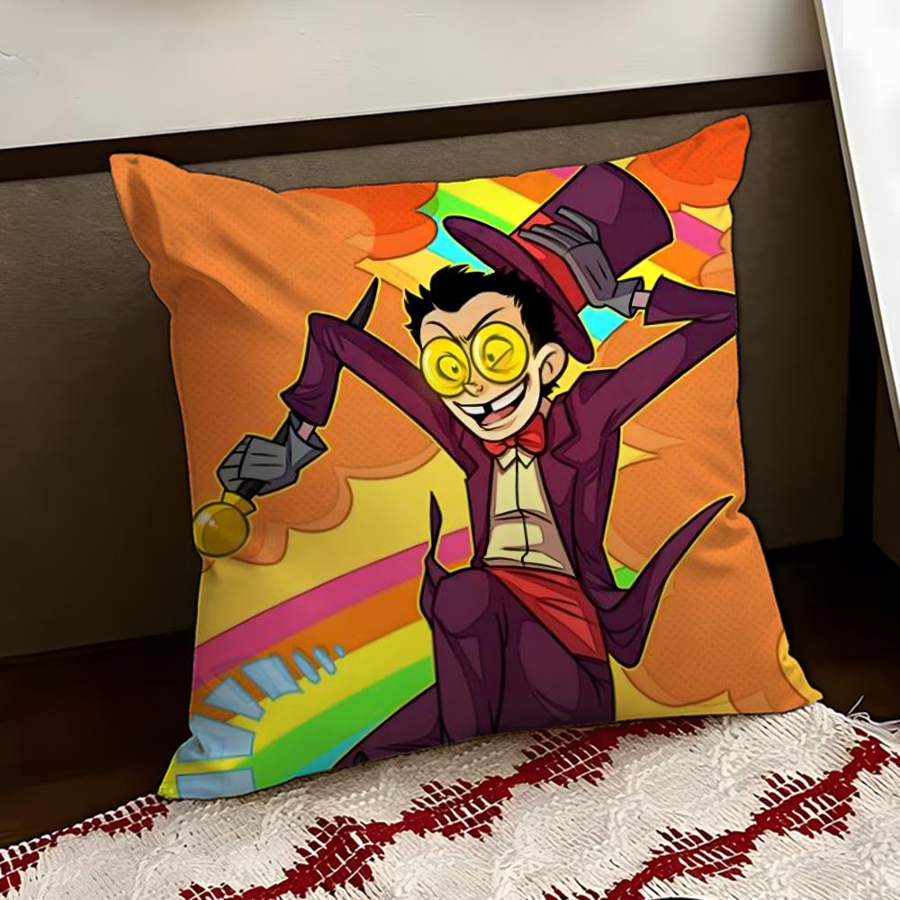 Cool Cartoon SSuperjail Cushion Cover Reversible Soft Durable Pillow Cover Home  Car MultiScene Use for Daily Comfort
