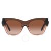 Brown Gradient Cat Eye Ladies Sunglasses Ve4415u 533213 52