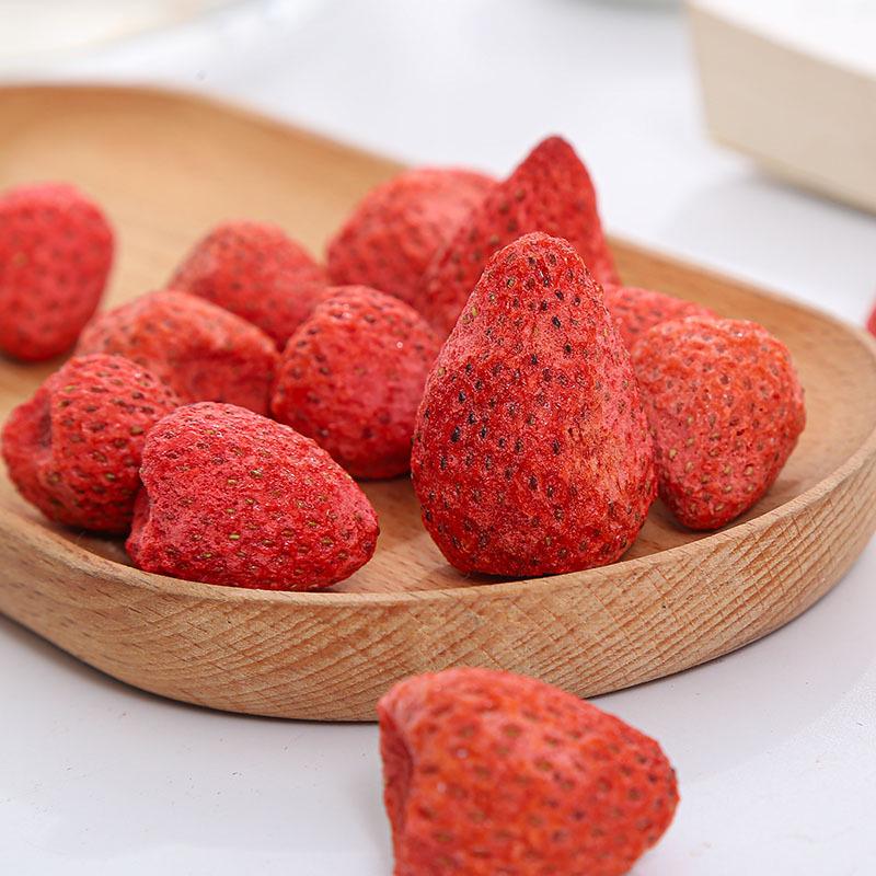 Free Shipping Freeze-Dried Strawberry Crisps, 500g Box - Office Casual Snacks