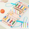 Wooden Kid Magnetic Shape Matching Maze Board Montessori Geometry Color Cognition Education Toys Color Matching Early Education