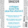 Collagen Body Milk Aloe Flax Vitamin E Bingospa