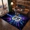 Swansea City FC Custom Crystal Velvet Rug, Personalized Name Text Print, Football Logo Soft Non‑Slip Floor Mat Home Decor Gift