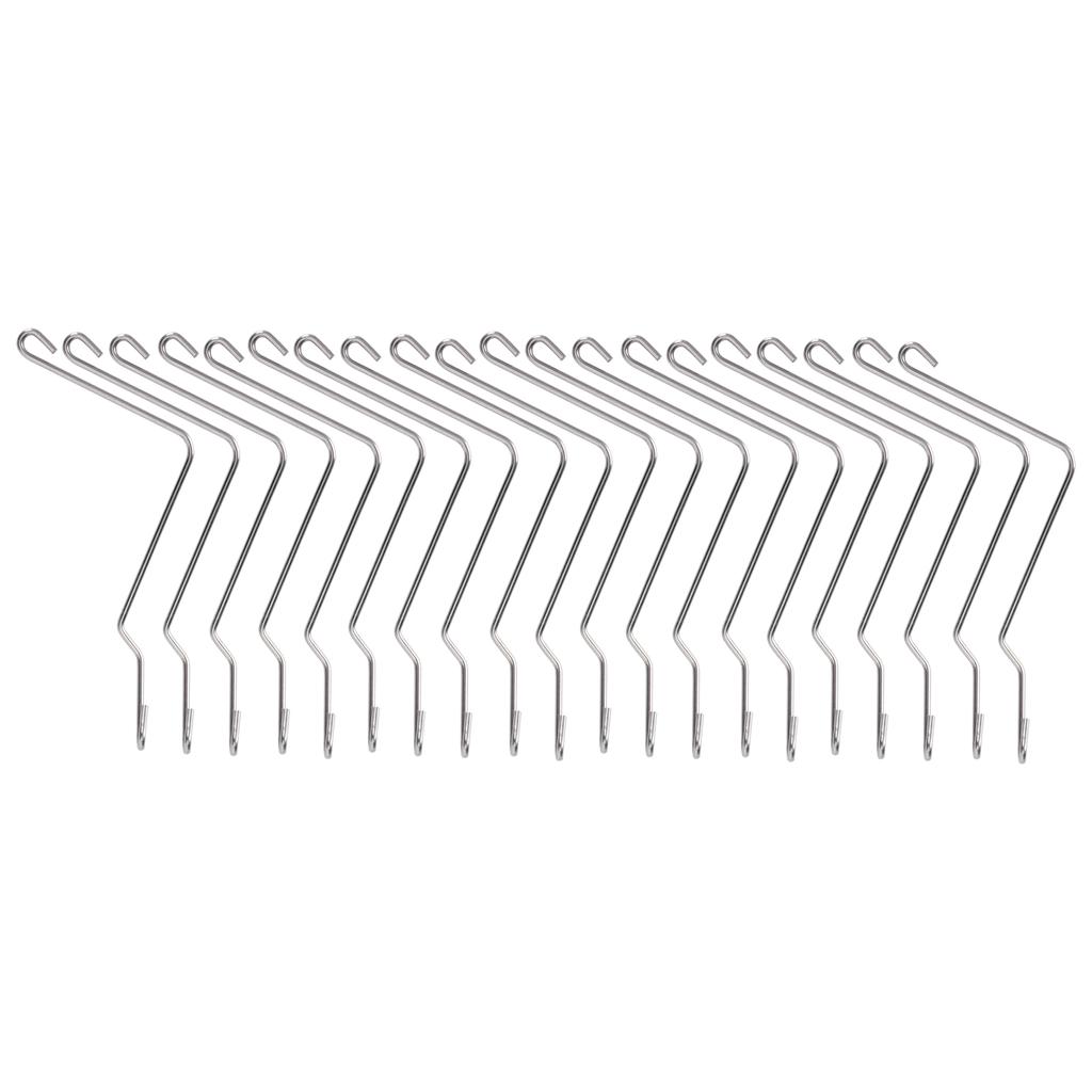 20PCS Stainless Steel Beehive Connector Bend Wire Holder Fastener for Wooden Beehive Tools