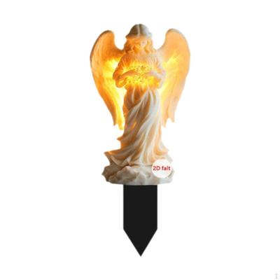 Садовый колышек-ангел, 2D табличка, украшение для двора, мемориальная табличка, аксессуары феи, табличка