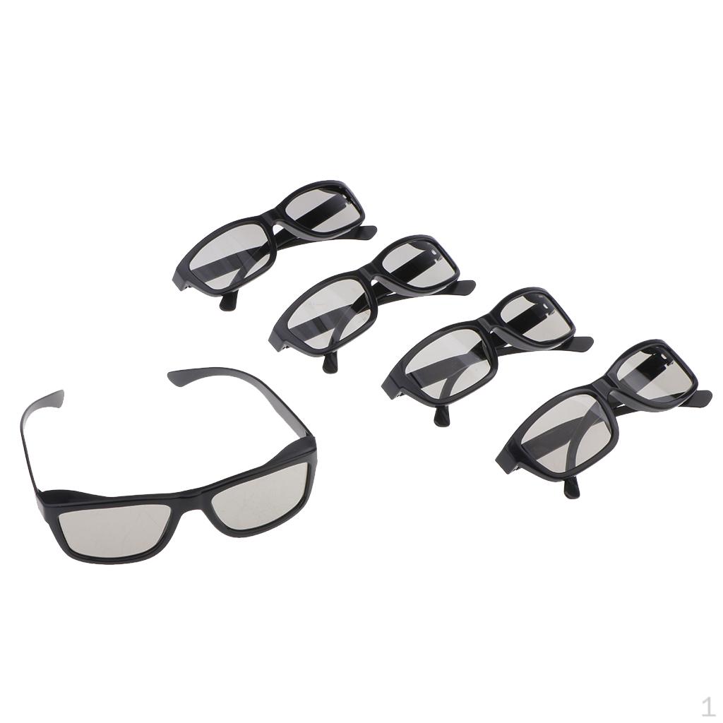5x 3D поляризованные пассивные унисекс для Vizio и всех телевизоров Кино Фильмы