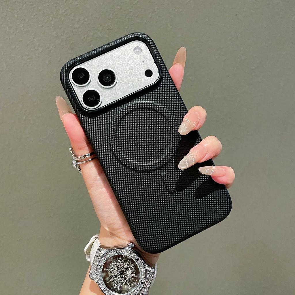 Матовый чехол-книжка из искусственной кожи с магнитом для iPhone 17 16 15 14 Pro Max 13 для беспроводной зарядки Задняя крышка