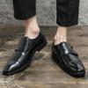 Business Men's Leather Shoes Classic Gentleman Minimalist Style  Leisure Party Formal Office Groom's Wedding Shoes Hot