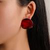 Classical Geometric Earrings Acetate Plate Round Earrings Temperament Ladies Ear Jewelry MIT