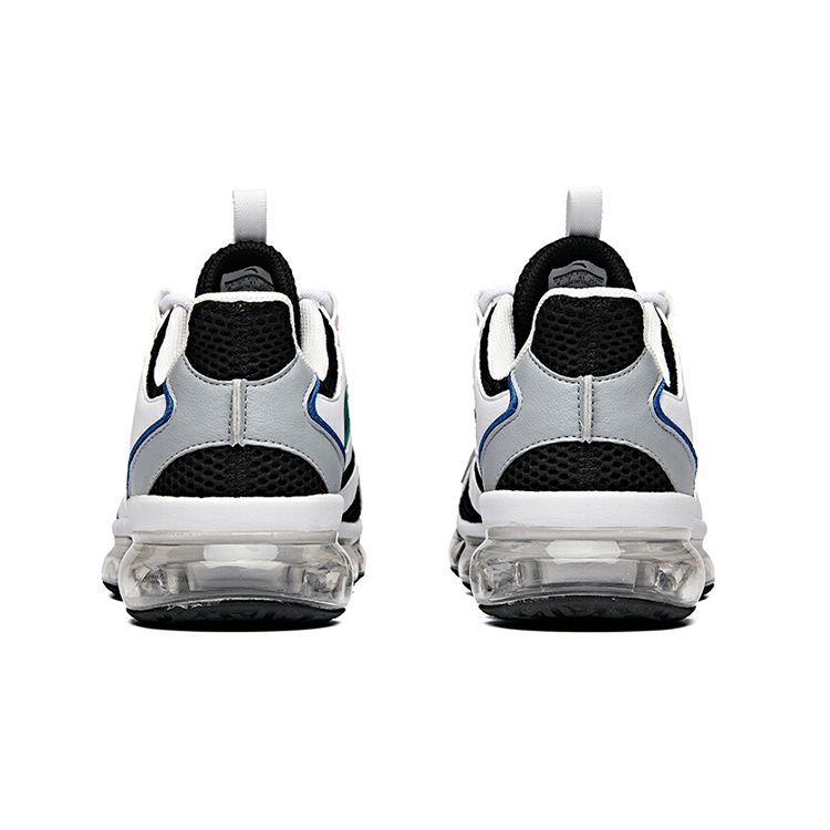 Anta Full-Length Air Cushion Splicing Sports Low-Top Running Shoes Men Sneakers White Blue 912025504-1