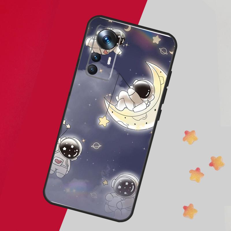 Милый чехол-астронавт с галактикой для Xiaomi 15 14 13 Ultra 11T 12T 13T 14T Pro Чехол для POCO X7 X6 X3 X5 F5 F6 F7 Pro