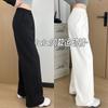 Black Sweatpants Children's New Autumn Narrow Version Straight Sweatpants Small Casual Loose Wide-leg Trousers