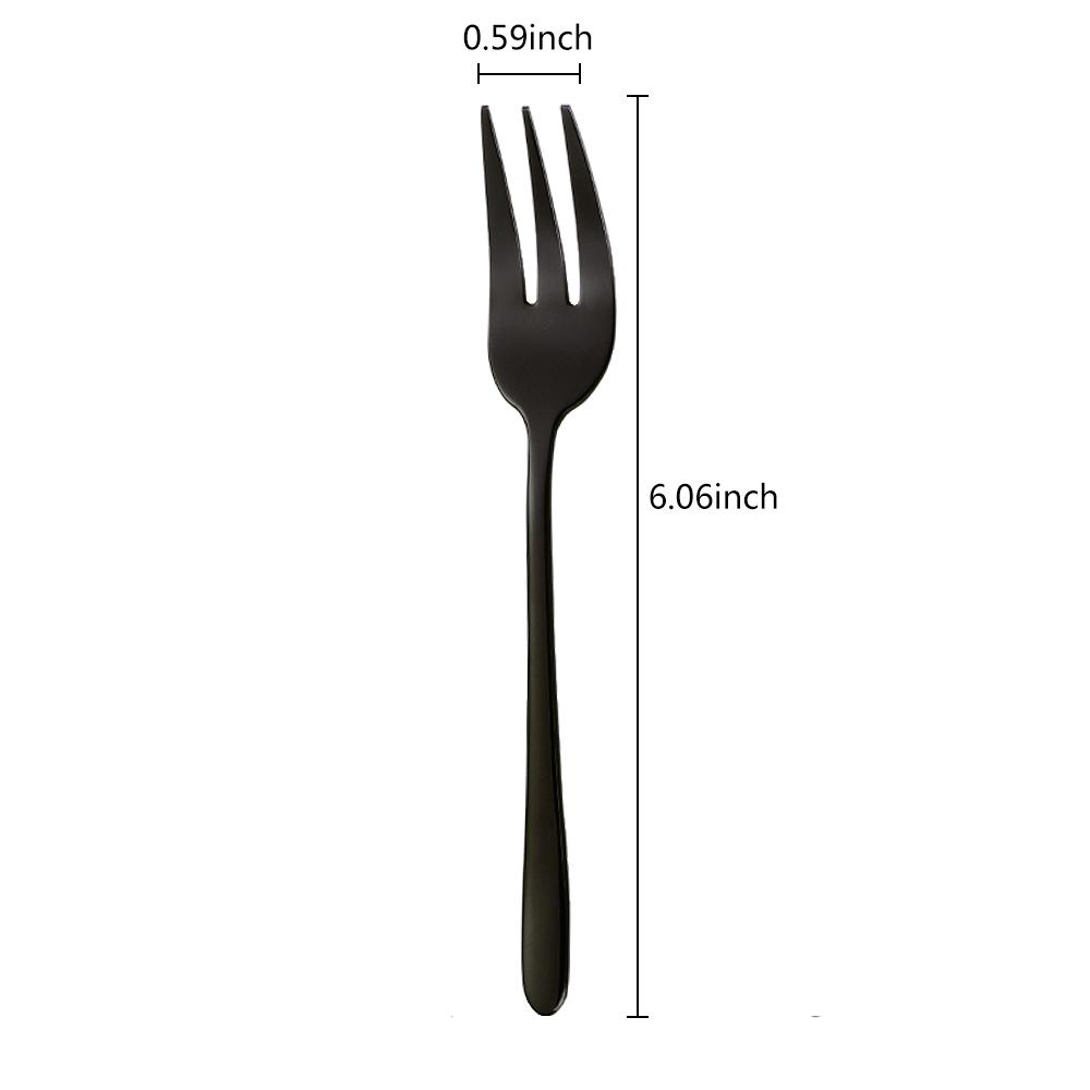 1/4/5/6 шт. Чайные вилки Вилка для фруктов Набор столовых приборов из нержавеющей стали Золотая вилка для торта Закуска Салат Столовые приборы Кухонная утварь