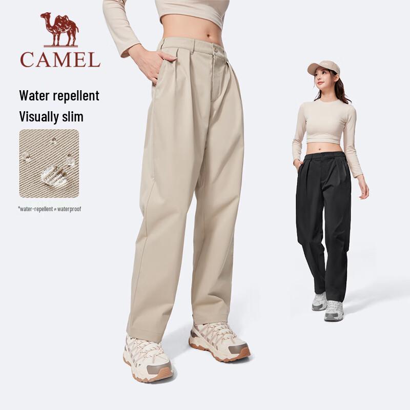 CAMEL Women's Outdoor Water-Repellent Straight Pants