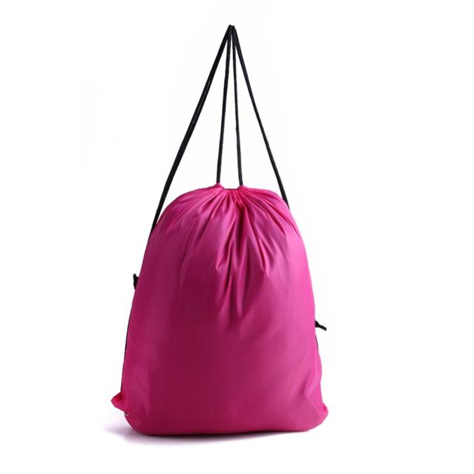 Sport Cinch Sack Environmental Waterproof Gym Duffle Backpack Pack Pouch Drawstring Bag