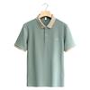 POLO Shirt Men's Summer Embroidery Men's Lapel T-shirt Temperament All-match Slim Casual Short-sleeved