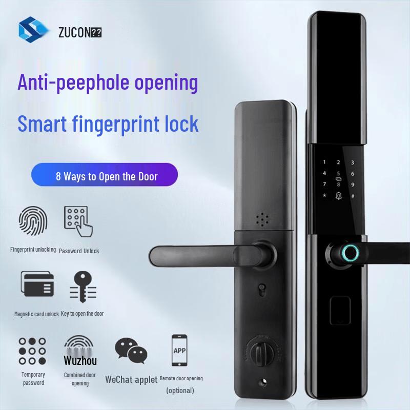 ZUCON Smart Fingerprint Door Lock F691P CN plug (adapter included)