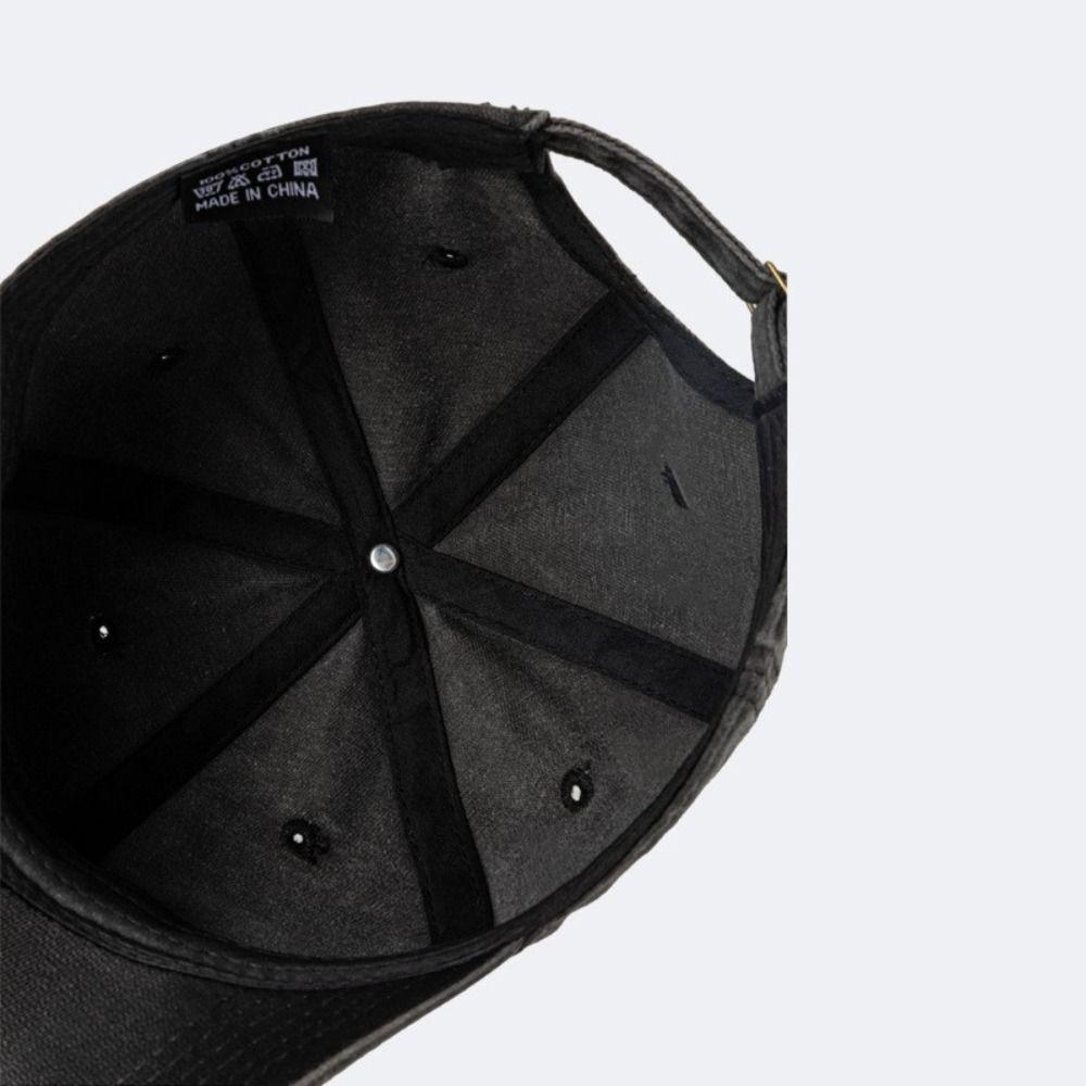 Sweet Cartoon Baseball Hat Peaked Cap Cotton Baseball Cap Simple Cat Print Baseball Cap Outdoor