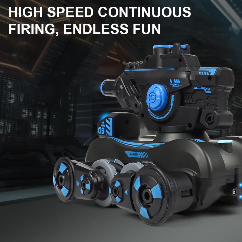 Радиоуправляемая собака-робот, машина с дистанционным управлением, стрелялки, 2.4G, 4WD, радиоуправление, сенсорное управление жестами, спрей, умный робот-щенок, детские игрушки