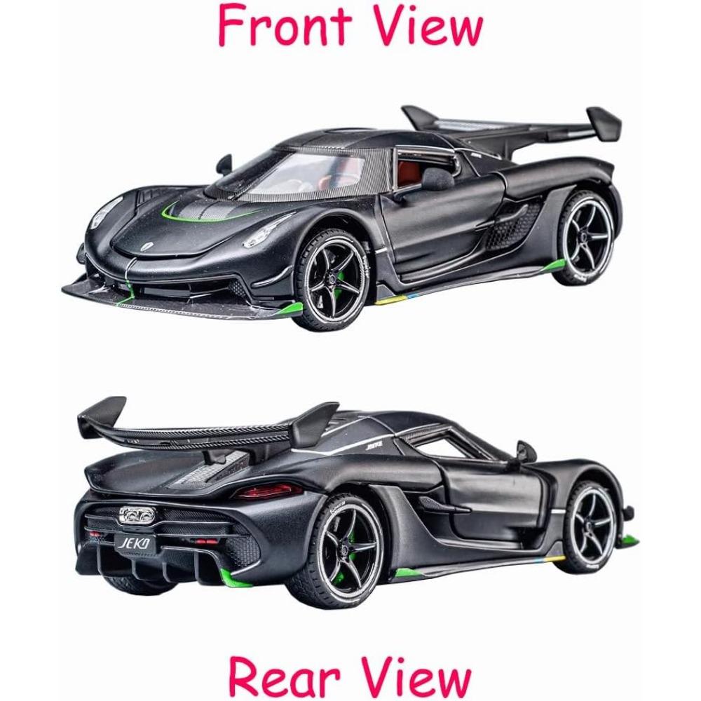 1/24 Lamborghini Koenigsegg JeskoToy Cars Модель литой коллекционной машины со звуком и светом