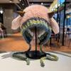 Soft Lamb Beanie Hat Korean Style Women Fluffy Hat Fashion Ear Protection Hat  Women
