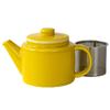 Hasami Ware Pot Yellow Stainless Steel with Tea 500ml 13872 "Common" (super Strainer)
