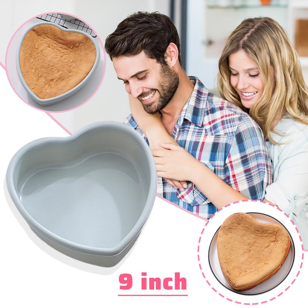 Multi-purpose Cake  Silicone Round Love Heart-shaped Layered Cake Pan