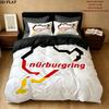 Pattern Bedding Quilt Set Quilt Cover Pillowcase Home Birthday Gift(1 * duvet cover + 2 * pillowcase, without core)