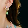 Light Luxury Bohemian Earrings Women Ear Jewelry Sweet Drop Earrings Flower Stud Earrings  Gift