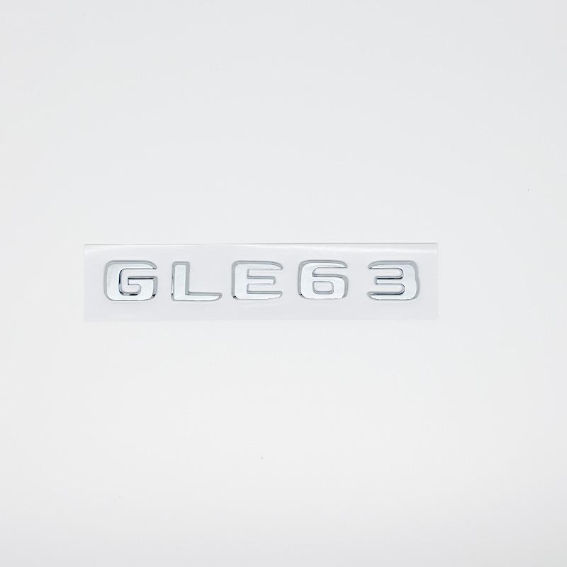 EANDL1 2017 Letters GLE43 GLE53 GLE63 GLE63S V8 Biturbo 4matic+ Emblem for Mercedes Benz AMG Car Side Trunk Rear W166 W167 Logo Sticke