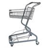 Двухъярусная тележка для покупок в супермаркете