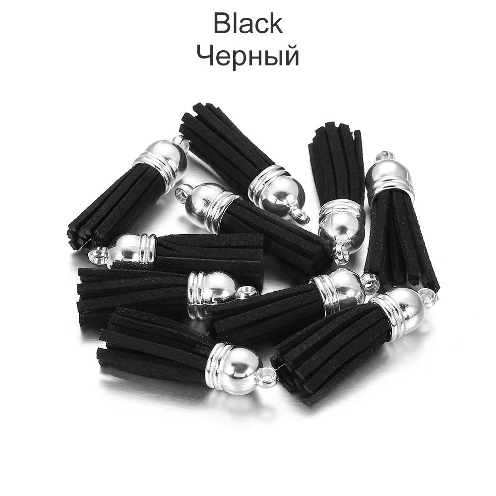 20pcs/lot 38mm Tassel Vintage Leather Tassels Fringe for Purl Macrame Pendant For DIY Jewelry Making Supplies Accessories