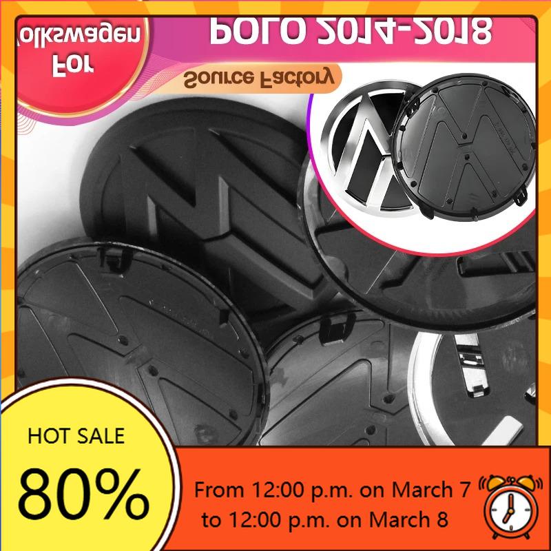 VW GTI GOLF 2026 Hot For VOLKSWAGEN VW Cup Holders Hub Caps 1Pc VW 6C0853600 Replacement Car Logo Emblem Hood Front And Rear Tai