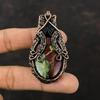 Dragon Bloodstone Pendant Copper Wire Wrapped Pendant Handmade Gemstone Pendant Copper Jewelry Birthstone Pendant Gift For Her Wire Jewelry