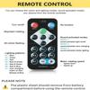 RGB LED Сценический Диско Свет Вращающийся DJ Шар Стробоскоп Пульт Звуковое Управление Магический Танец Автомобиль Рождественский Подарок Вечеринка Клуб Лазерное Шоу Лампа